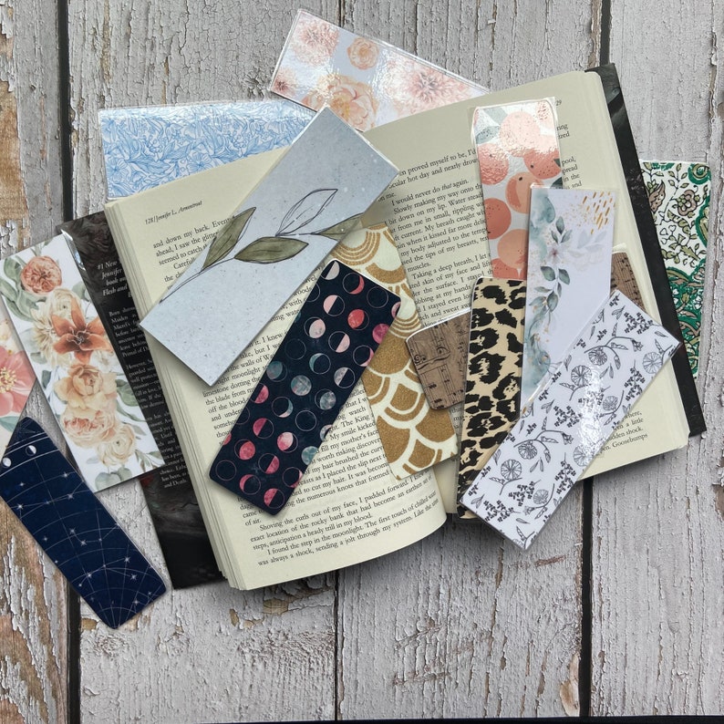 Bookish Bookmark Cute Bookmark Laminated Bookmark Aesthetic Etsy