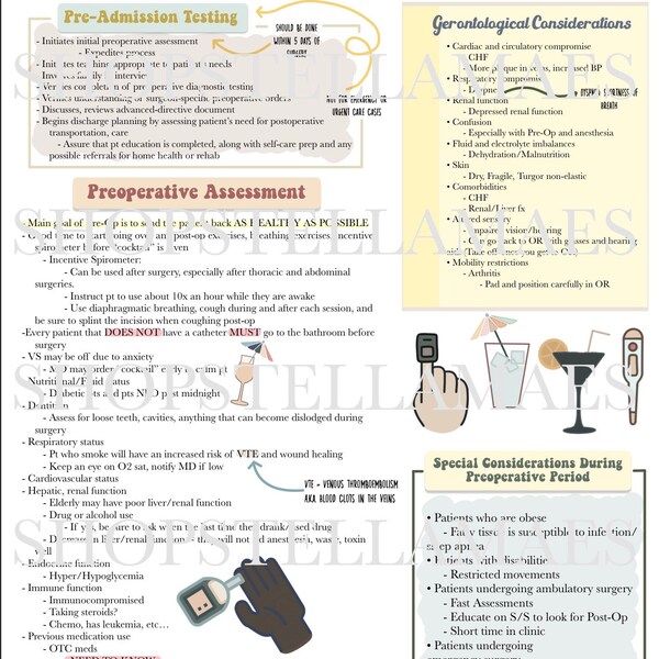 Nursing Student Notes - Etsy