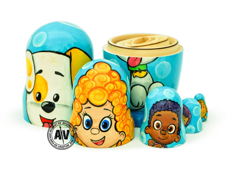 bubble guppies nesting dolls