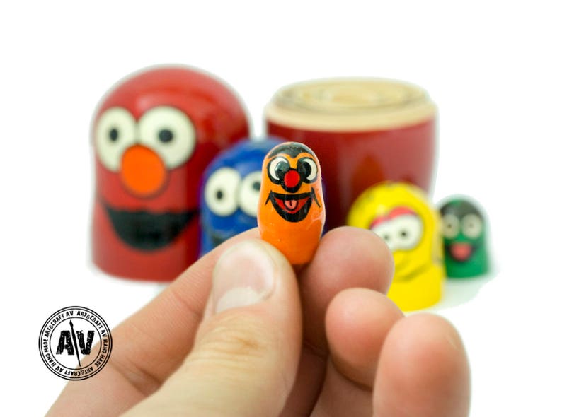 sesame street nesting dolls
