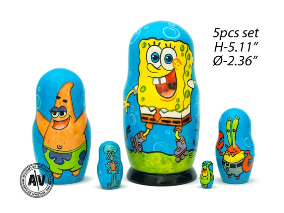 spongebob nesting dolls