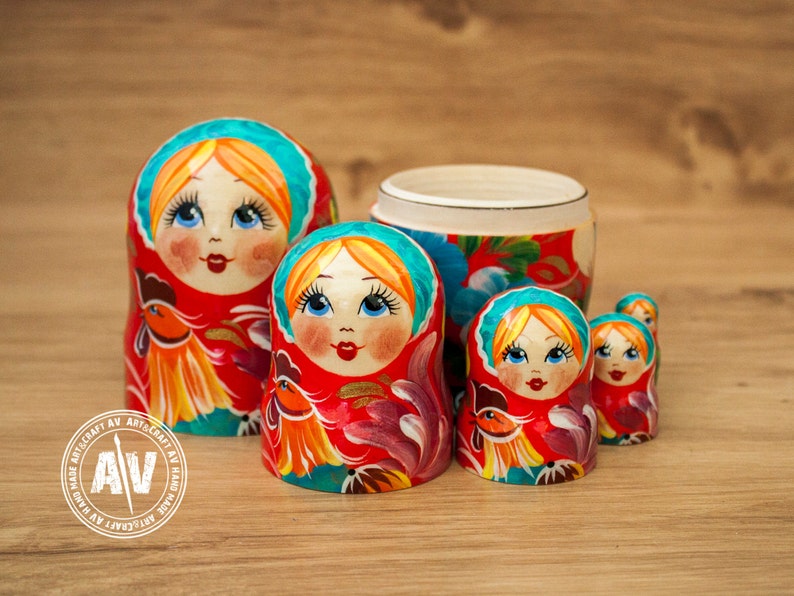 Ukrainian Nesting Dolls Matryoshka doll ukrainian gift Etsy
