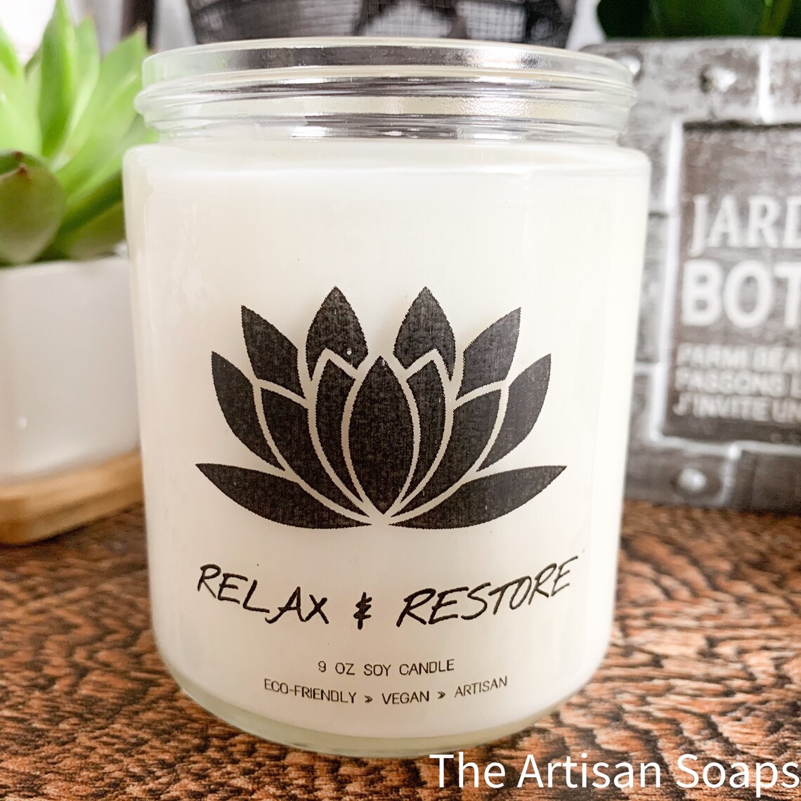 Relaxing Candle Meditation Candle Meditation Yoga Candle Etsy