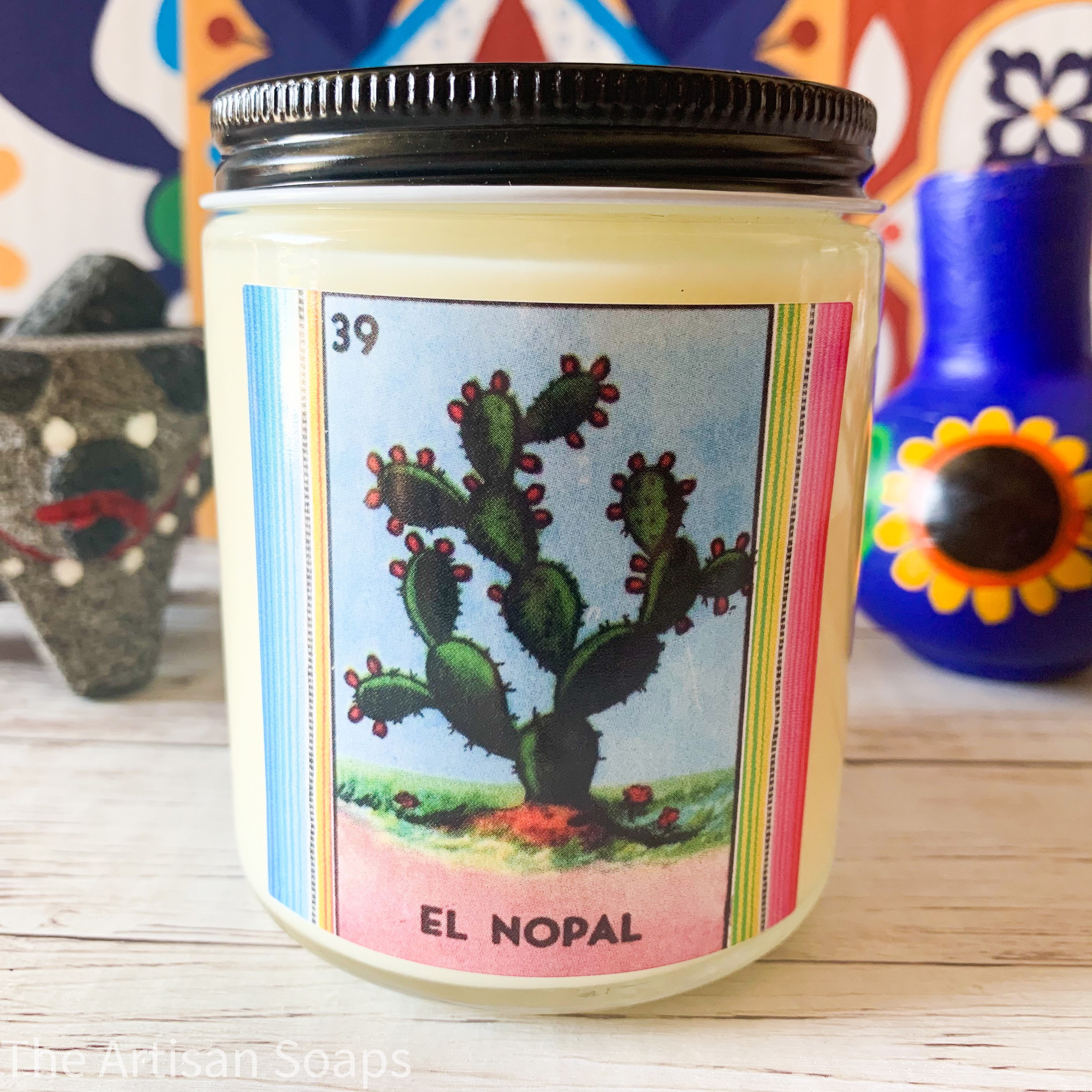Christmas Gifts Mexican Lotería Candle Lotería Mexicana | Etsy
