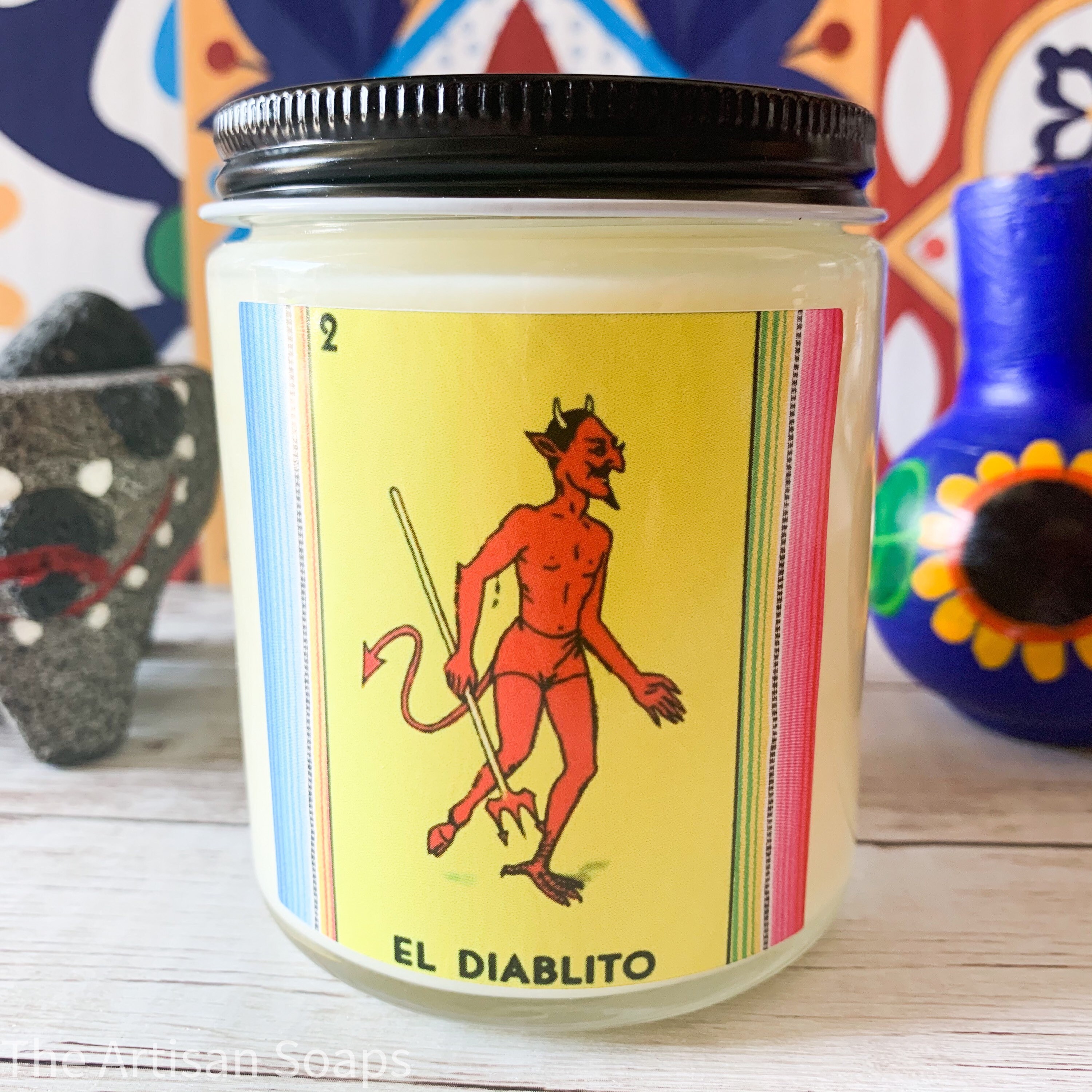 Christmas Gifts Mexican Lotería Candle Lotería Mexicana | Etsy