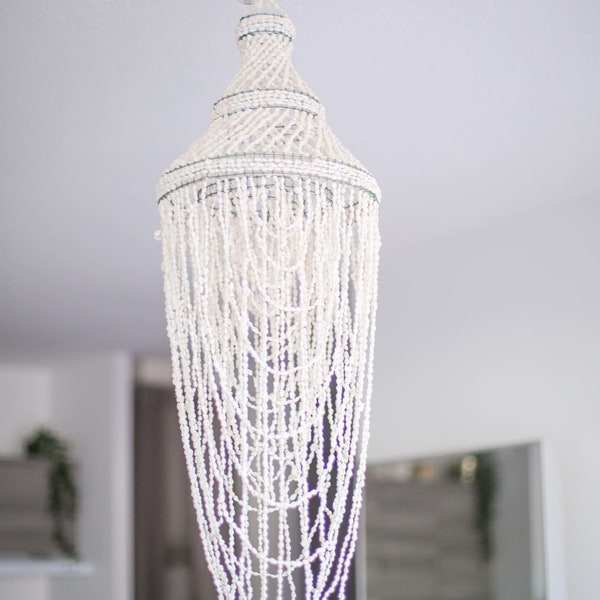 Suspension coquillages luminaire Bali Abat jour