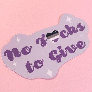 No F---- To Give - Ace Pride Sticker
