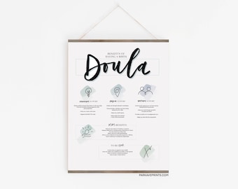 NEW! Doula Benefits Poster