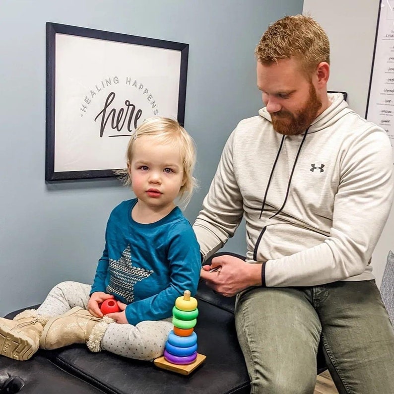 Healing Happens Here Typography PARK AVE PRINTS Etsy