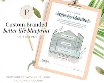 Custom Chiropractic Better Life Blueprint Digital File