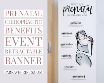 PRENATAL - Chiropractic Screening Event Banner - Retractable Banner with Stand