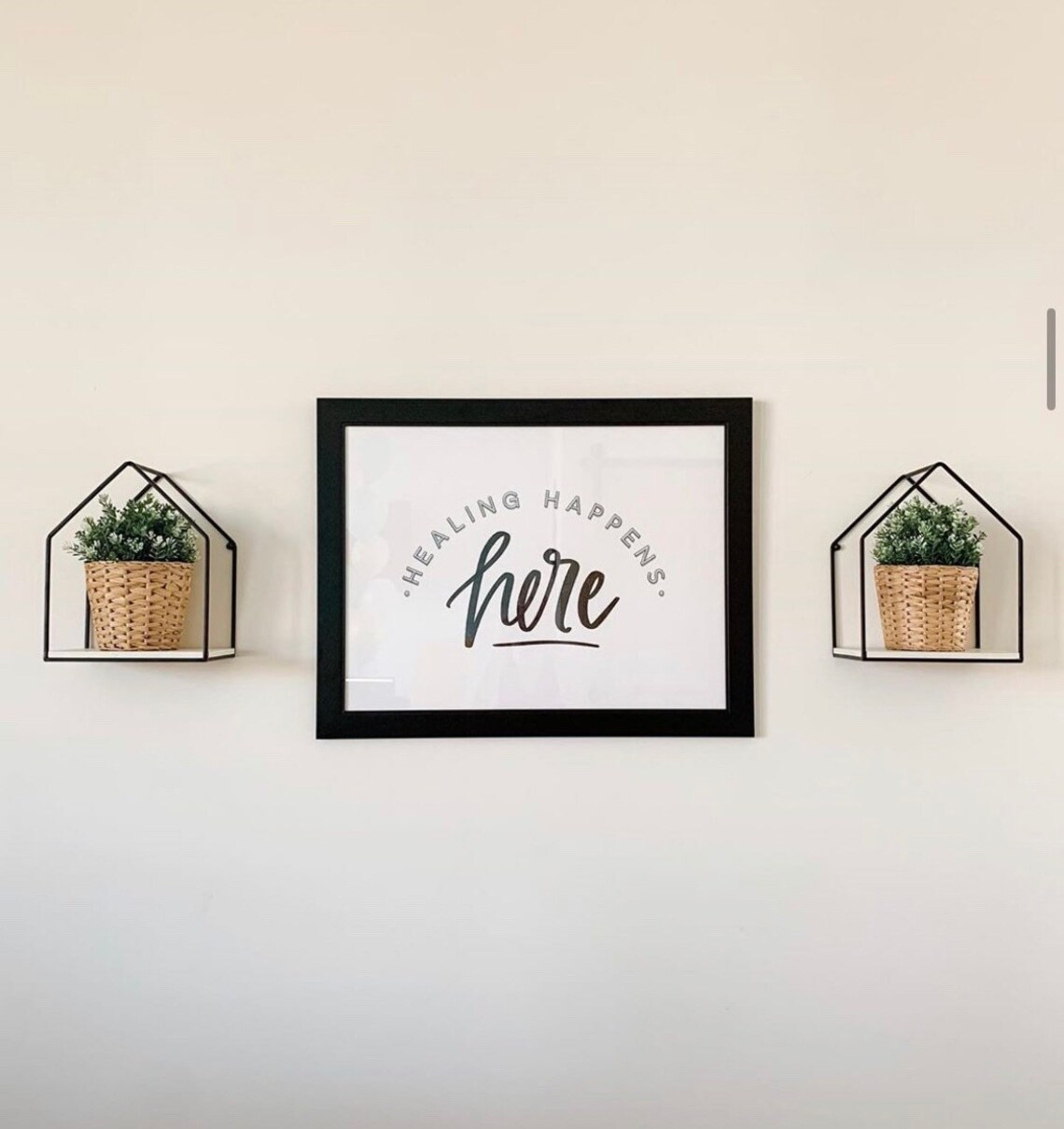 Healing Happens Here Typography PARK AVE PRINTS Etsy