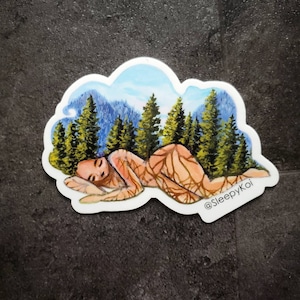 Rooted - 3-Zoll-Die-Cut-Wetterfester Vinyl-Aufkleber / Aufkleber aus Drawlloween 2022