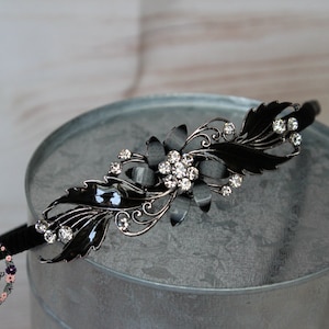 Rhinestone Embellished Headband - Wedding Headband - Crystal Headband - Formal Hair Accessory - Bridal Tiara - Bridesmaid Headbands