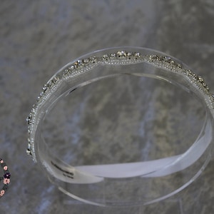 Flower Girl Headband - Rhinestone Headband - Flower Girl Headpiece - Bridal Headband - Hair Accessory - Wedding Headband - Bridal Hairpiece