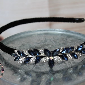 Rhinestone Embellished Headband - Wedding Headband - Crystal Headband - Formal Hair Accessory - Bridal Tiara - Bridesmaid Headbands