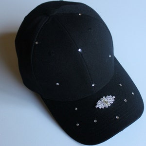 Crystal Hat - Womens Baseball Hats - Trucker Hats - Rhinestones Cap - Wedding Cap - Women&#39;s Hat - Crystal Hat - Bling Hat - Bridesmaid Hats,