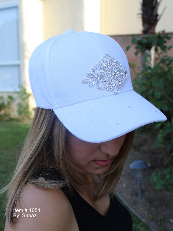 Crystal Hat Womens Baseball Hats Trucker Hats Rhinestones Cap