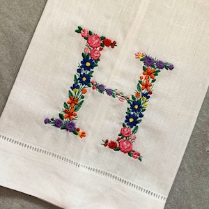 Monogrammed Guest Towel/Hand Towel