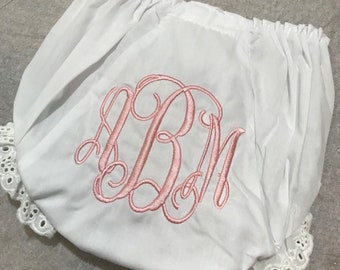 Monogram/Initial Personalized Diaper Cover