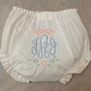 Monogram/Initial Personalized Diaper Cover