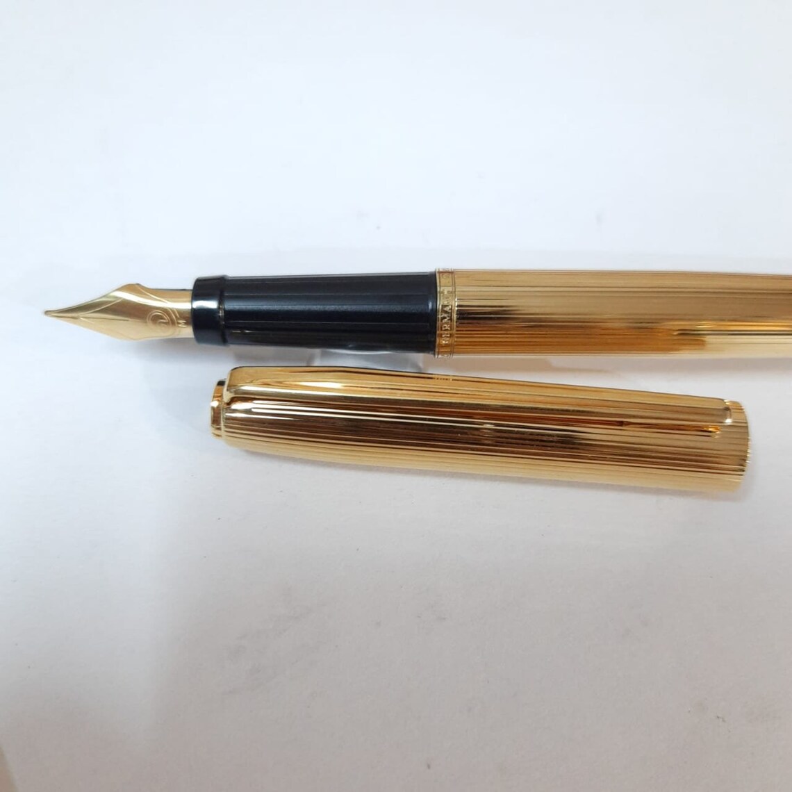 Elysee German Gold Plated Fountain Pen Medium Nib Etsy