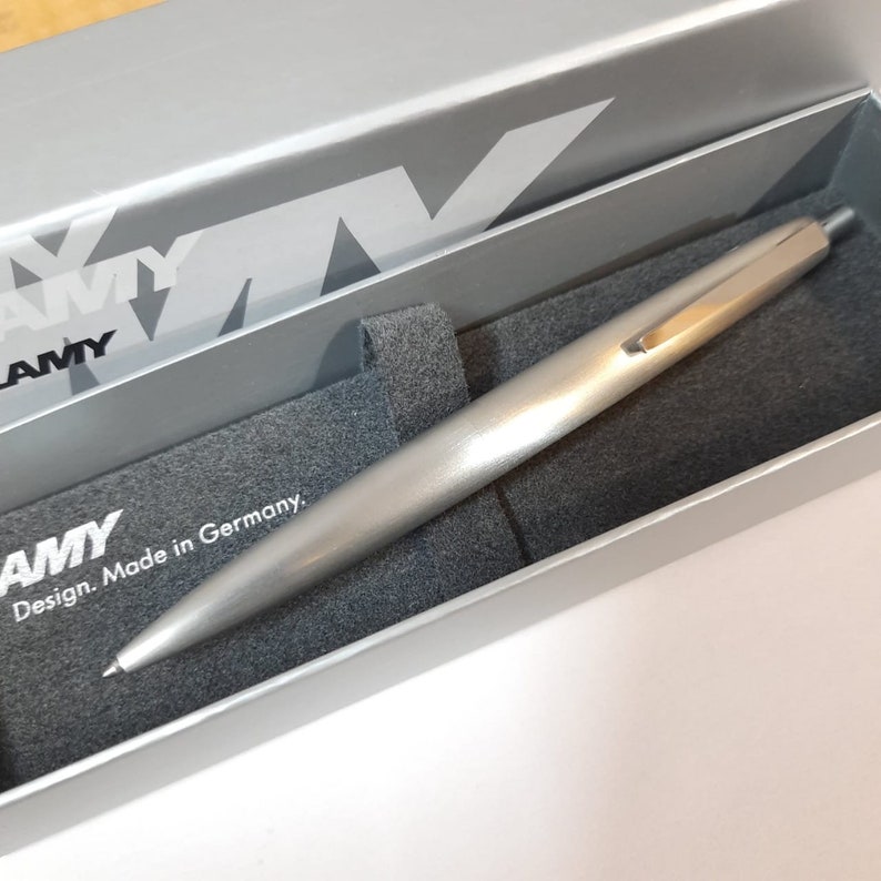 Lamy 2000 Ballpoint Pen Stainless Steel Etsy
