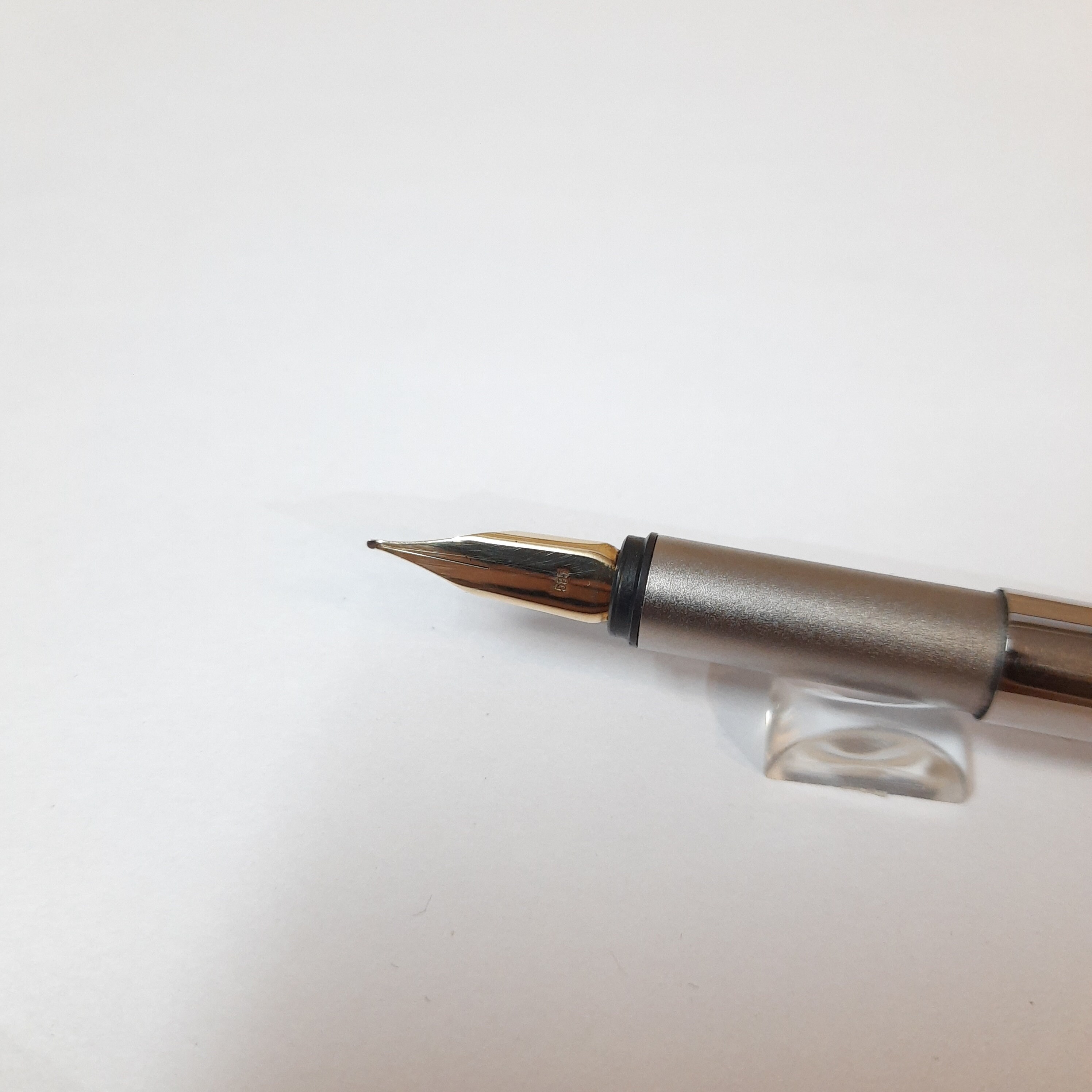 Montblanc Noblesse Slimline Stainless Steel Fountain Pen Etsy