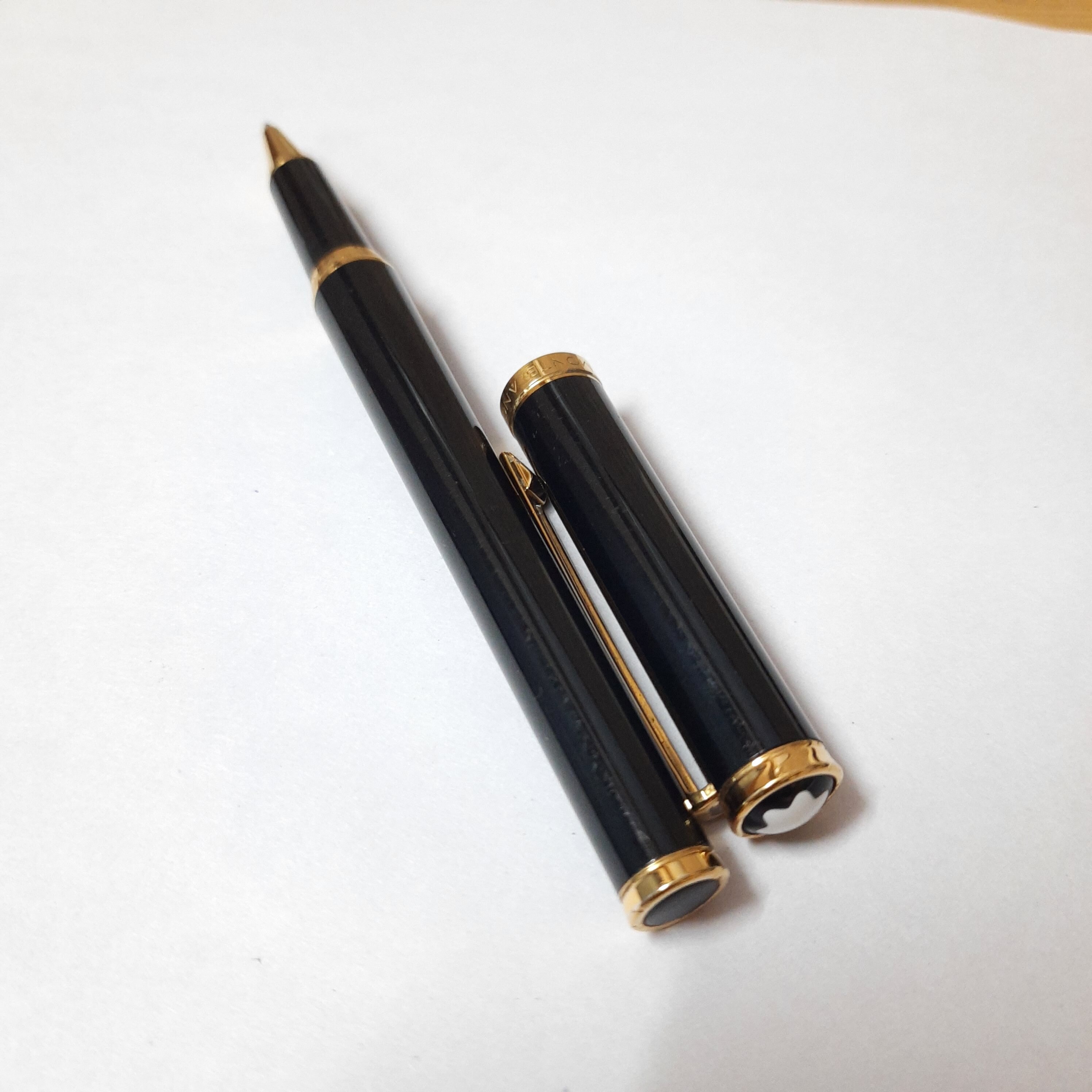 Montblanc Noblesse Oblige Black Lacquered Rollerball Pen Etsy