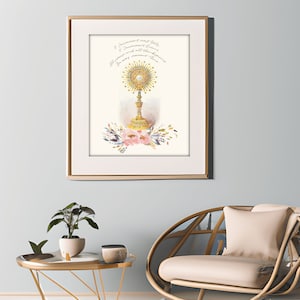 Floral Monstrance Digital Print
