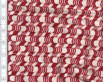 Christmas Candy Canes with Dots Fabric HF2004 12 Yard Large Print NEW Fabric BTHY Black with Silver Highlights