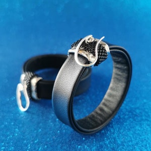 Statement earrings in black colour, large hoop for her him and them