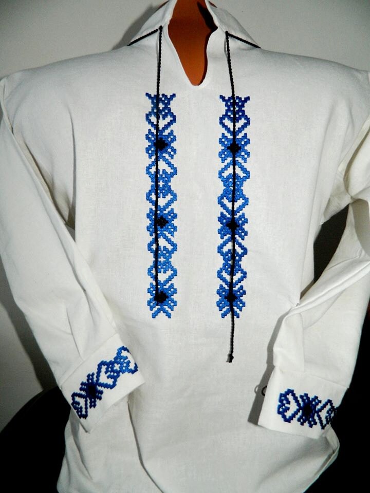 Roumain paysanne ethnique haut tunique brodé personnalisé tous les tailles 100 % lin ou coton pour les hommes Roumain paysanne ethnique haut tunique brodé personnalisé tous les tailles % 100 % tailles lin ou coton pour les hommes 3639cb