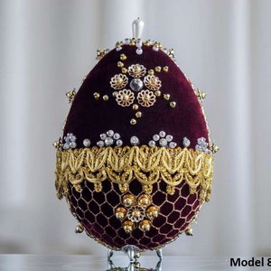 Set von 5 handgemachte Faberge Eier - mehr Designs in der Produktgalerie Teil 2