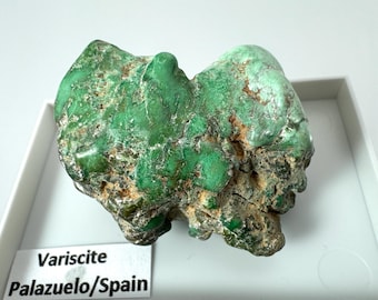 Very rare VARISCITEr from Palazuelo Spain,VARISCITE,VARISCITE from Spain,Green Variscite,Mineralcollection,Collectors