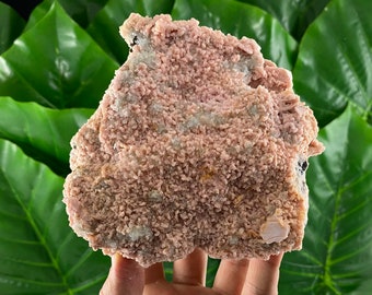 Large Rhodochrosite and Quartz from Bulgaria,Rhodochrosite Crystal,Rhodochrosite,Pink Crystal,Pink Stone,Natural Crystal,Large pink Specimen