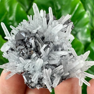 Aesthetic Quartz with Sphalerite from 9th September mine,Madan,Bulgaria,Mineral,Crystal,Specimen,100% Natural Mineral