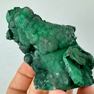 Congo Malachite Crystal Specimen: Green Chakra Stone, 85 grams