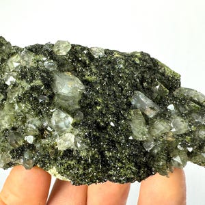 Epidote with Quartz from Hakkari Turkey,Mineral,Collection,Collectibles,Epidote Crystal,Epidote from Turkey,TurkishEpidote N34