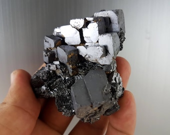Skeletal Galena with Sphalerite from Bulgaria,Madan,9th Septemvri mine,Crystal ,Mineral,Galena,Galena Crystal,PyriteCrystal,Natural mineral,