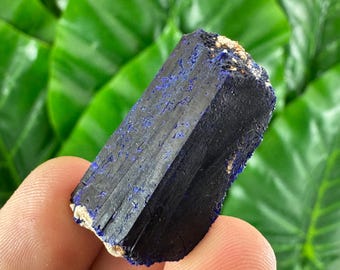 Cristal de azurita: Minerales y cristales de Marruecos, Colección de azurita, Ejemplar de azurita