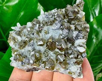 Transparent Gem Sphalerite var Cleiophane,Galena on Quartz from Bulgaria,Gem Sphalerite,Gem Sphalerite on Matrix,Gemstone,Collection