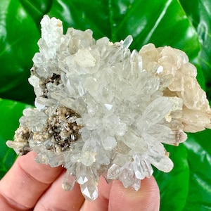 Amazing Quartz with Calcite from 9th September mine,Madan,Bulgaria,Transparent Quartz,Quartz Cluster,Home Decor, Energy