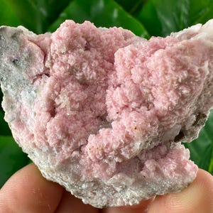 Incroyable rhodochrosite provenant du minerai de Davidkovo, Bulgarie, cristal rose, cristal de rodochrosite, rose