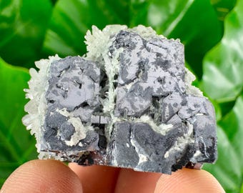 Galena with Quartz from Borieva mine ,Madan,Bulgaria,Mineral,Crystal,Home decor,Collection