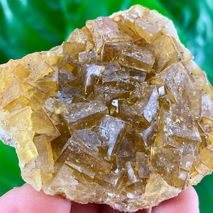 Yellow Fluorite from Moscona Mine,Spain,Mineral Specimen,Yellow Fluorite,Fluorite from Spain,Collection,Big Fluorite,