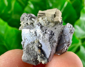 Galena with Pyrite  from Borieva mine ,Madan,Bulgaria,Mineral,Crystal,Home decor,Collection