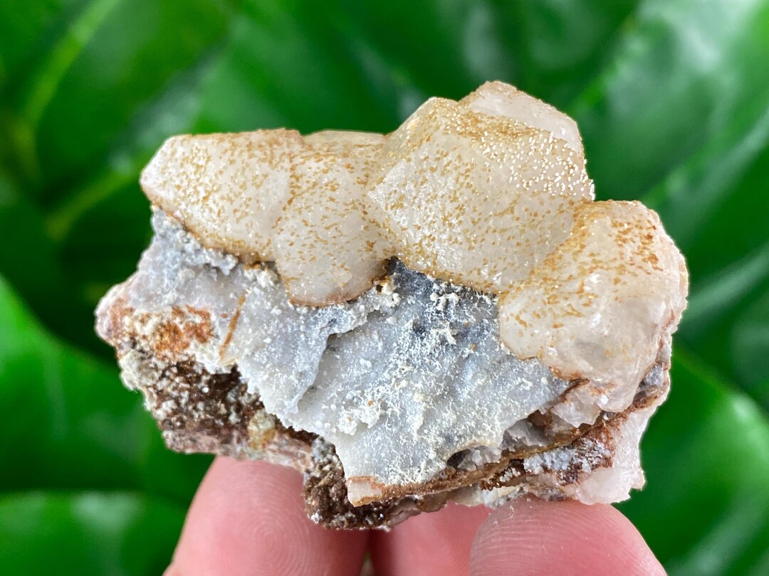 Rarest Calcite Rare Calcite Covered With Brown Rhodochrosite From Djurkovo Mine,laki ...