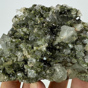 Epidote with Quartz from Hakkari Turkey,Mineral,Collection,Collectibles,Epidote Crystal,Epidote from Turkey,TurkishEpidote N25