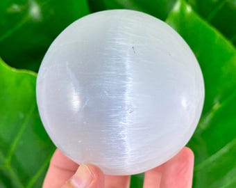 80mm Sphere Selenite,sphere,Home Decor,Selenite ball,large sphere Selenite,Selenite big Sphere,Interior,Balls Selenite